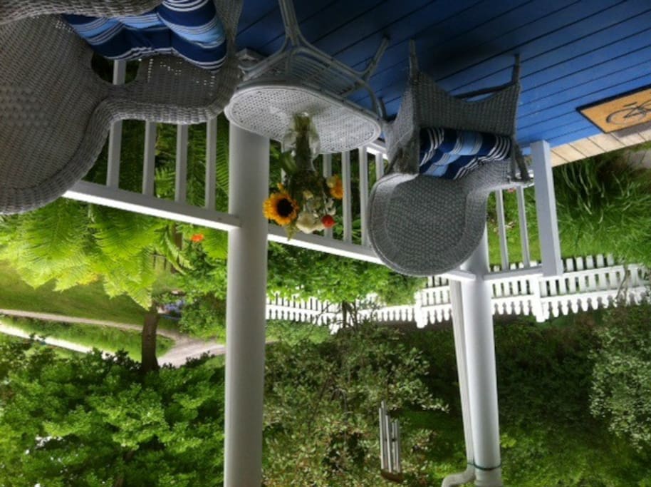 Or the porch!