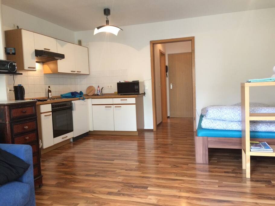 Apartment with kitchen
