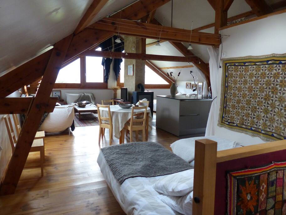Vue d'ensemble du loft