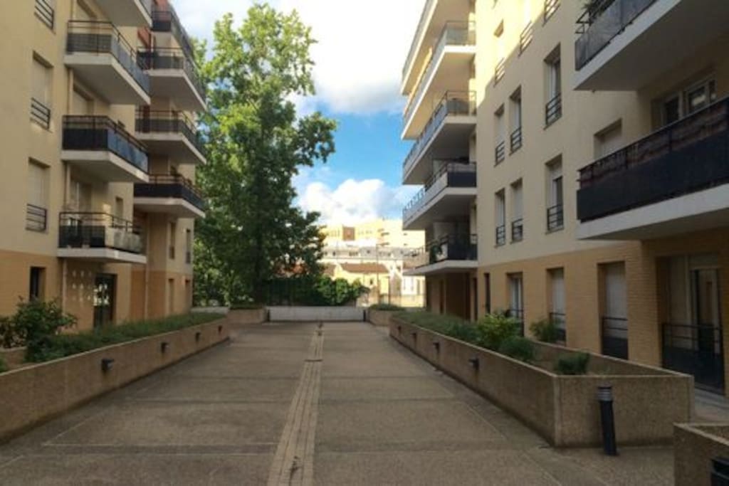 Résidence parfaitement calme et détendue