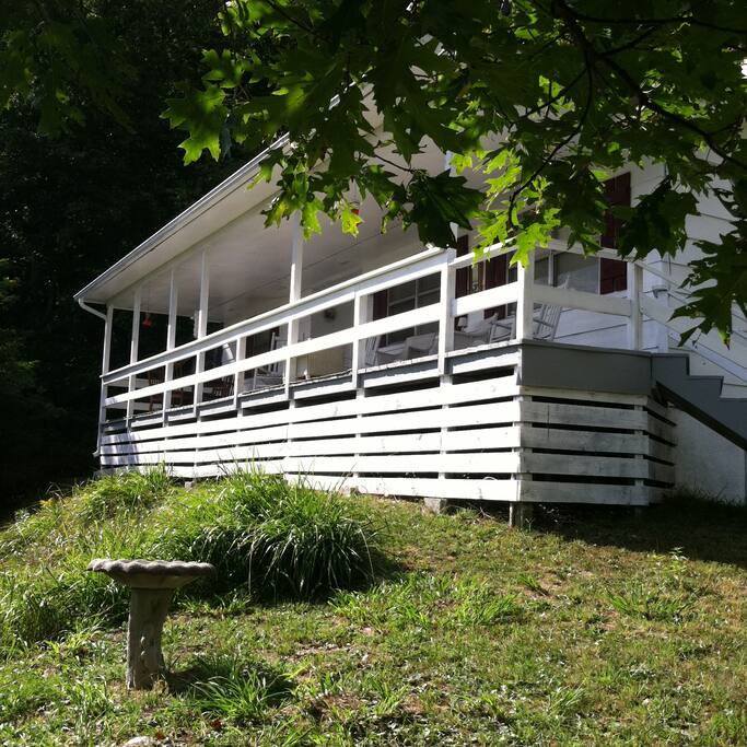 Front porch of the house