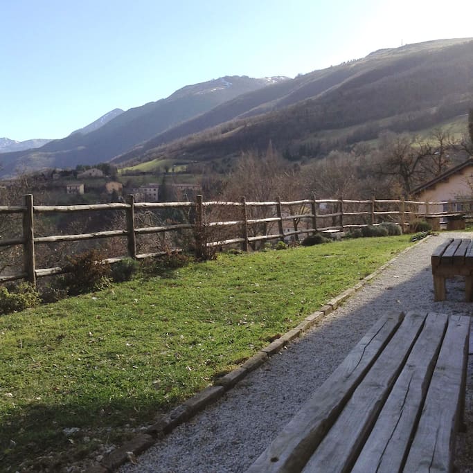 L'affaccio della camera