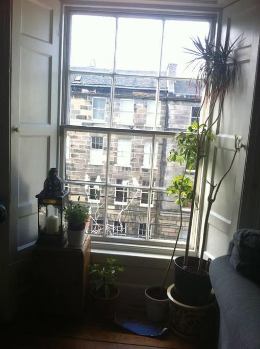 bright top floor apartment