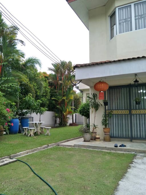 Garden view.