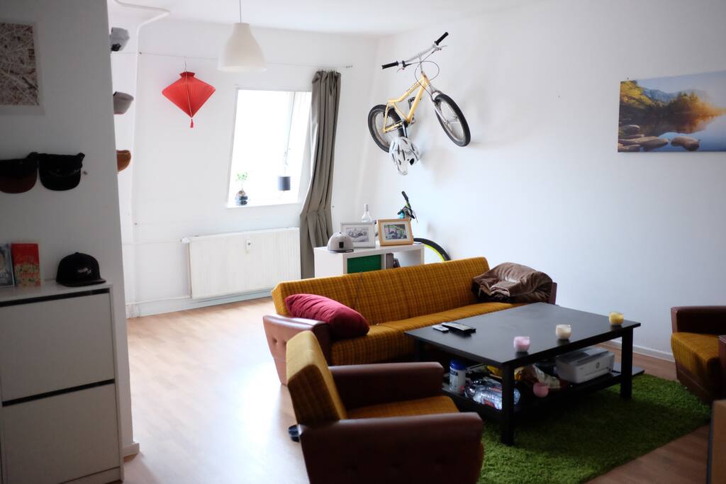 The seating area
