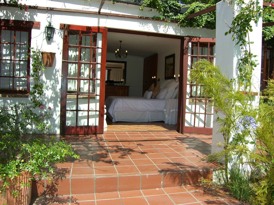 Rose's patio area.