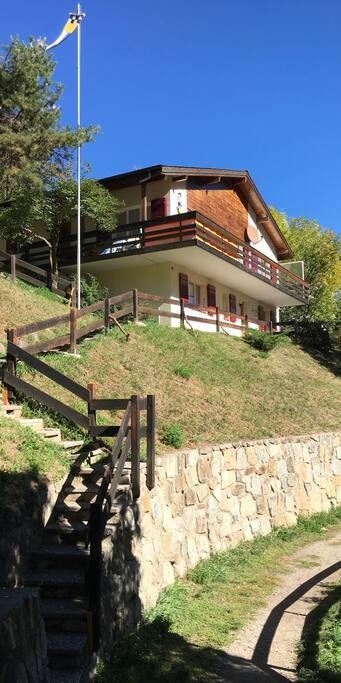 entrance chalet