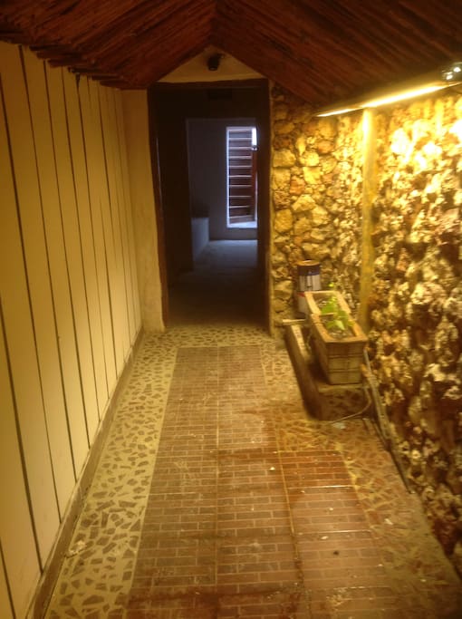 Main entrance to the apartments