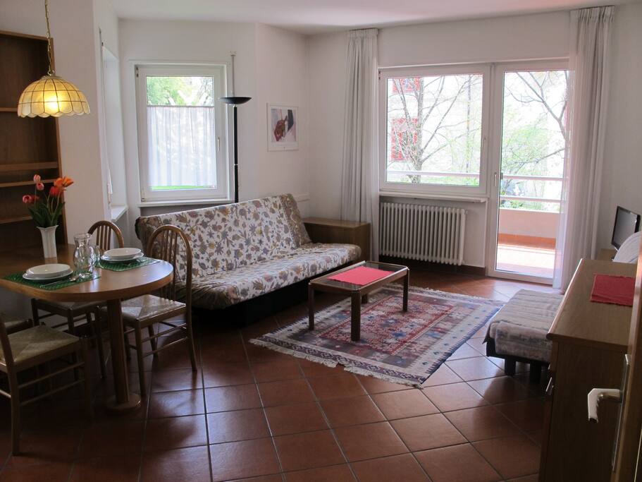Das helle Wohnzimmer