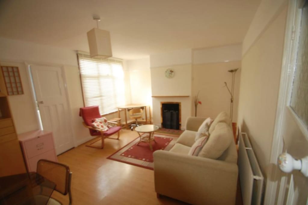 Sitting room with sofa bed