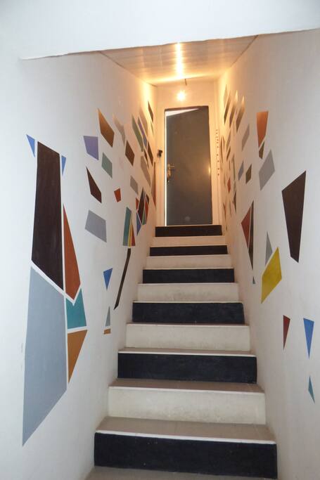 entrée accès 1 er étage