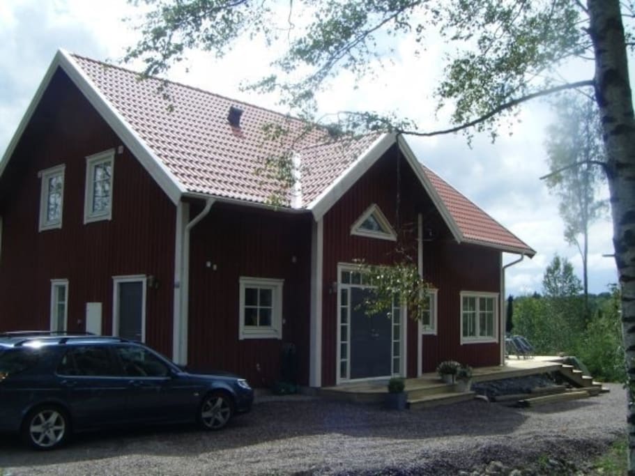 Our classic swedish house with two floors, a large terrace. About 170 m2, built 2008.