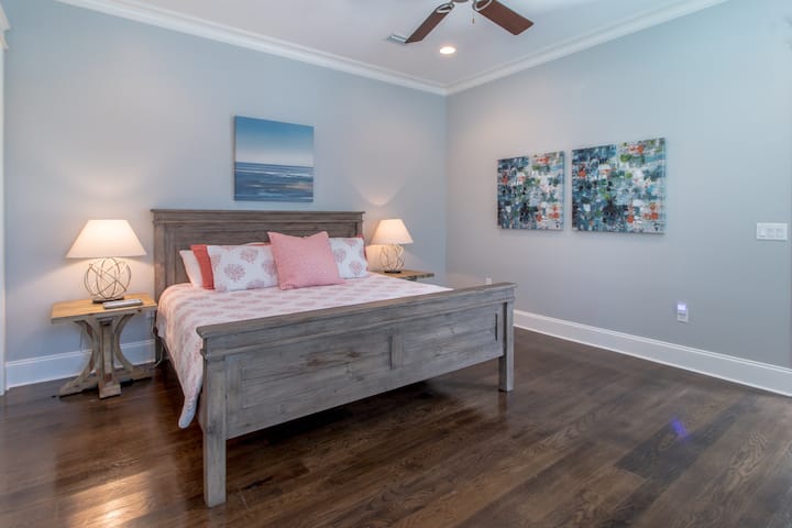 First floor king master suite