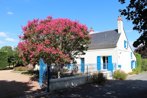 Farmhouse by the Loire river
