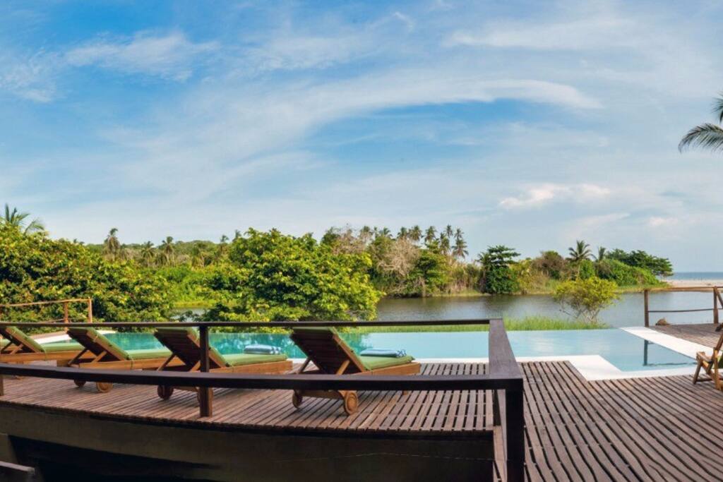 vista desde la piscina
