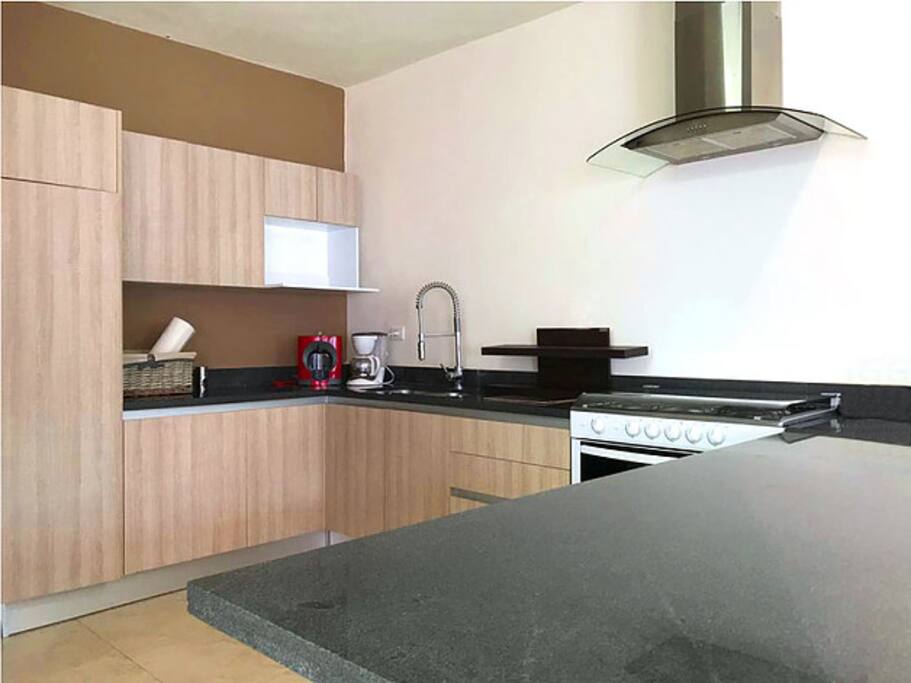 Cocina equipada en Villa Bambu