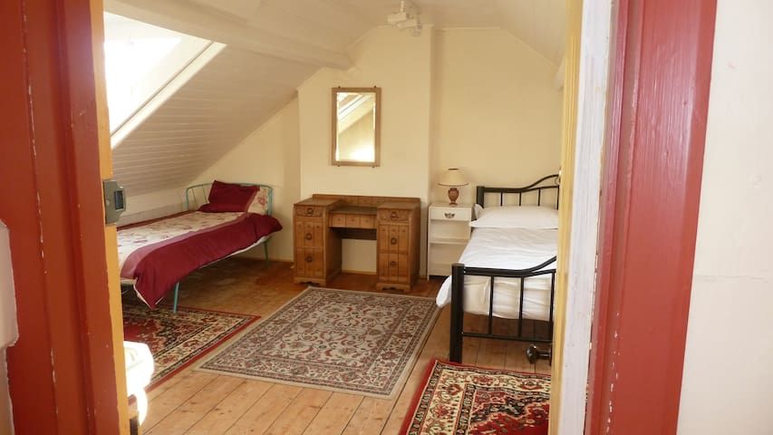 The Attic at the Pomme d'Or.