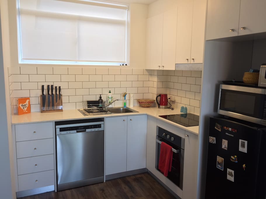 fully stocked kitchen