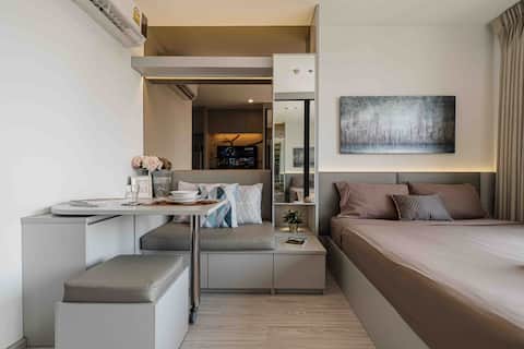 High view Studio, 1 step to MRT, near Chatuchak
