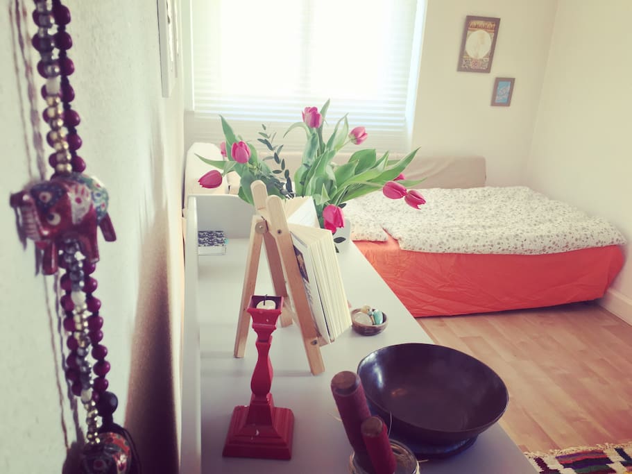 your cozy room.