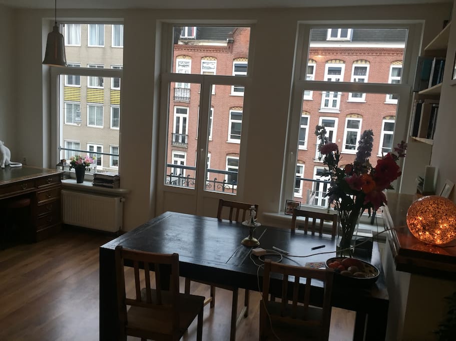 The dining table