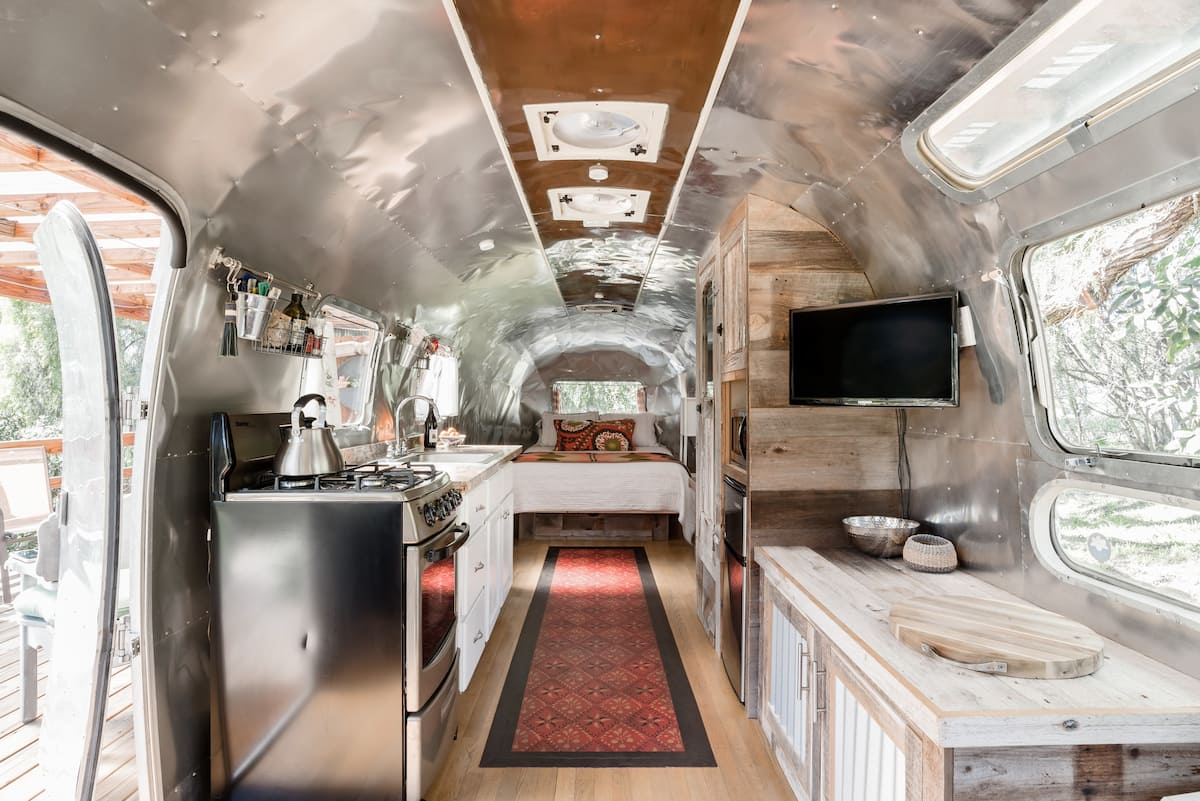 Kick Back in an Iconic 1974 Airstream on an Organic Ranch