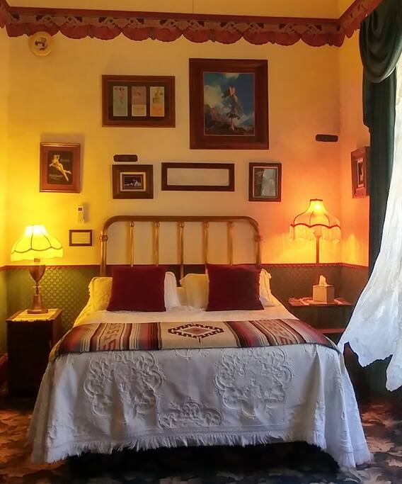The best girls in this old brothel had this room over looking Historic Route 66