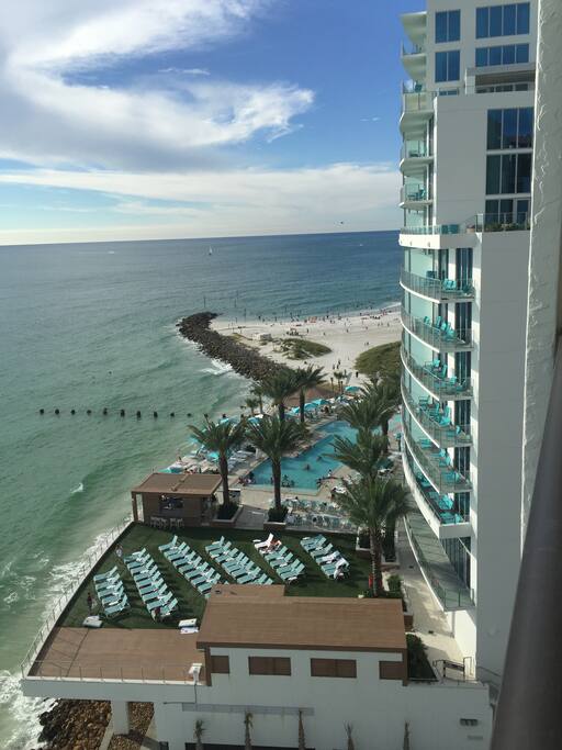 Off Balcony- Same View as Ocean Sands Resort (next door)