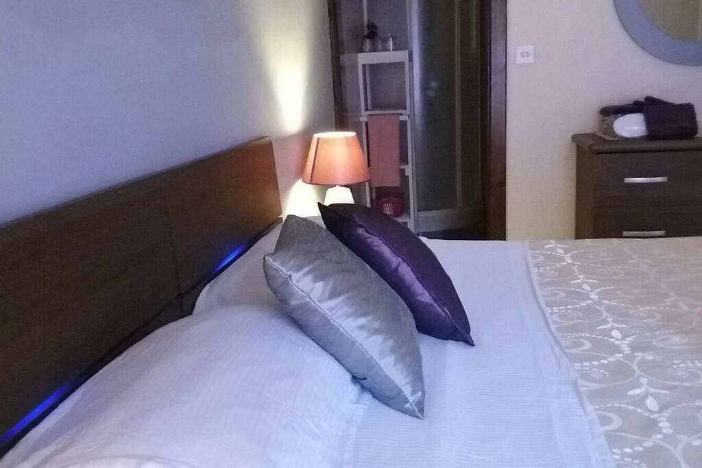 Comfort sleep on memory foam mattress.