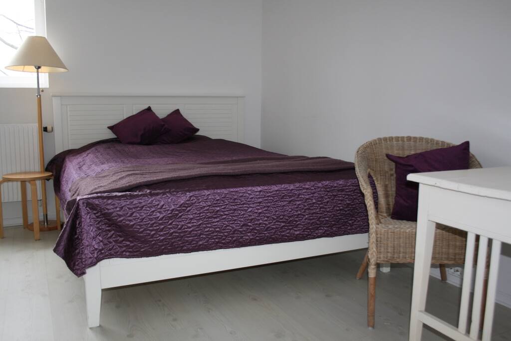 Bed for one or two persons, 160 cm.