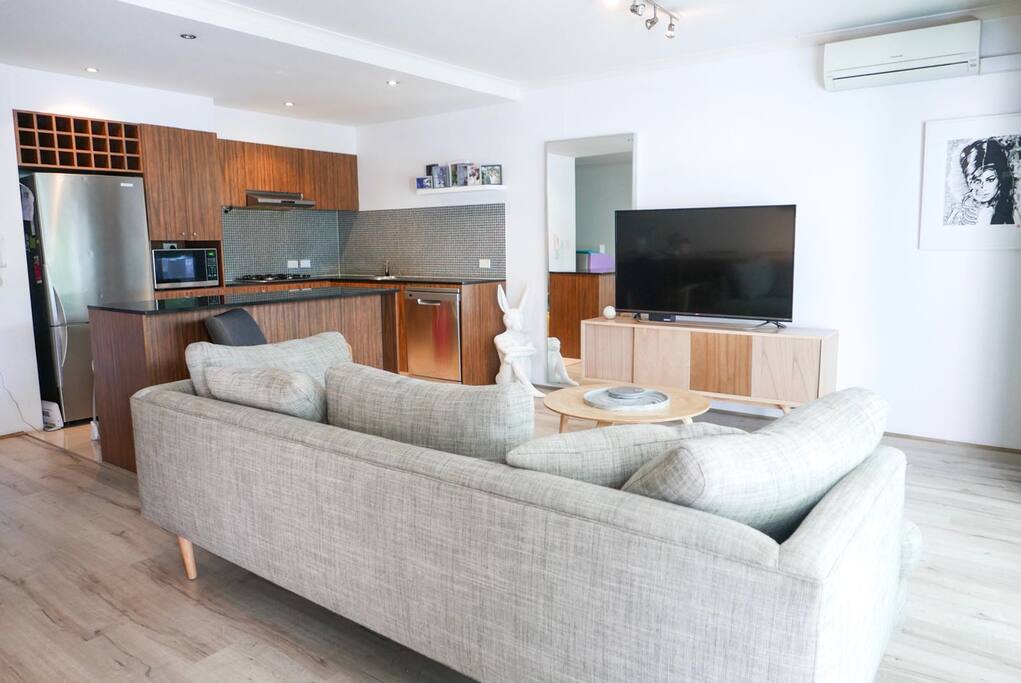 open plan lounge area