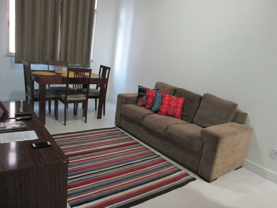Living room with eating area