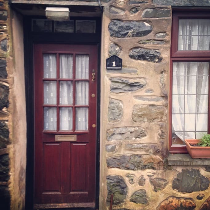 Traditional welsh stone cottage