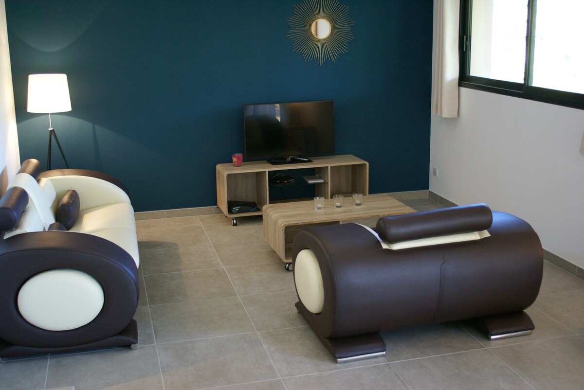 Leistungsstarkes Airbnb: Villa&piscine privée, 4X4,Le chêne, terradisole in Pianottoli Caldarello