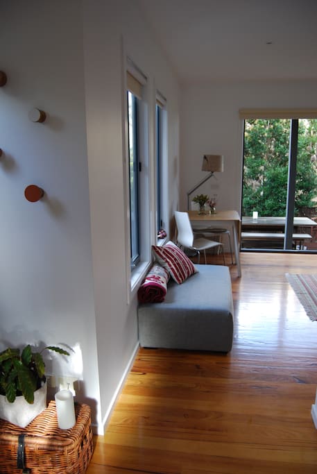 Entrance leading onto living area