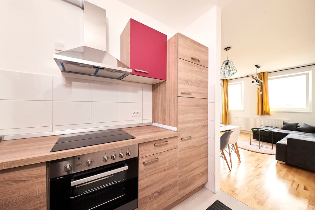 Kitchen + living room