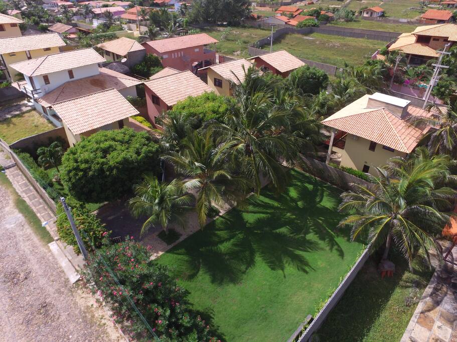 Vista aérea frontal