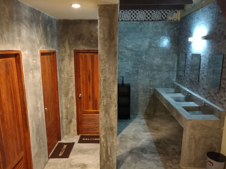 Share bathroom