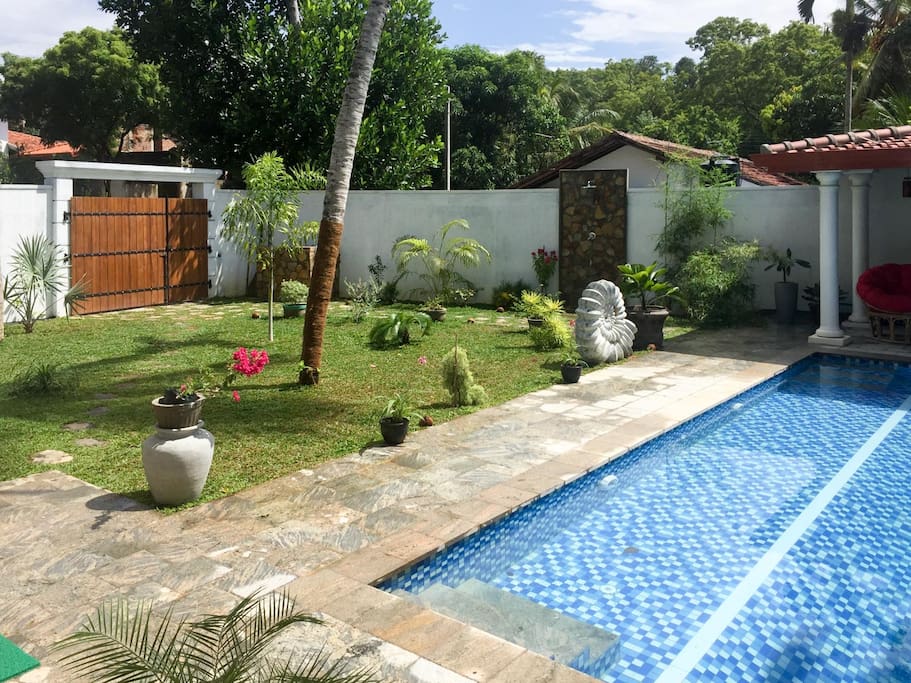 Garden & pool