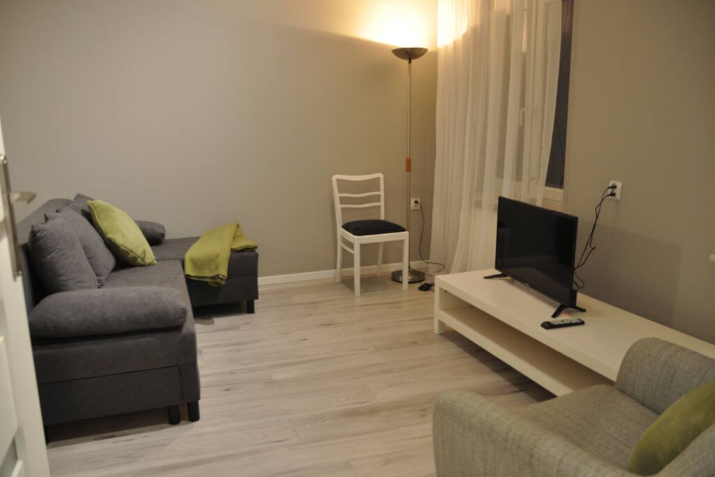 Apartament przy Ratuszu - salon miejsce wypoczynku