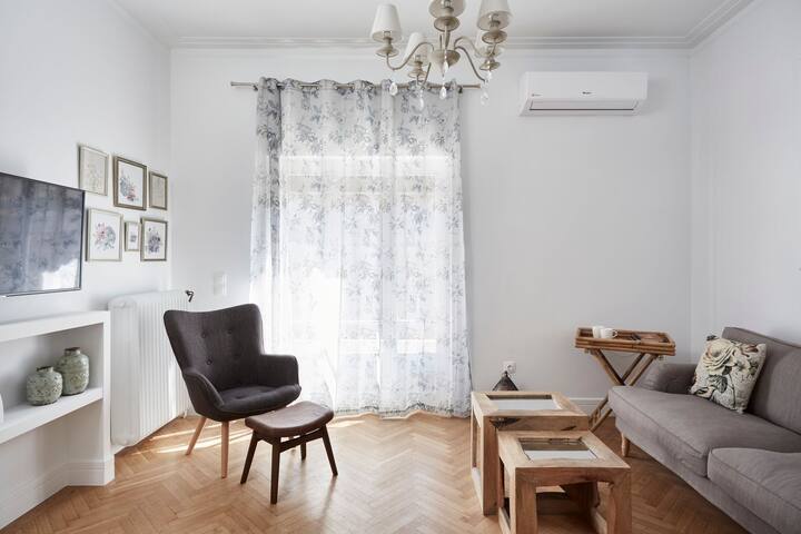 Luxury n Chic Athens Museum Apt