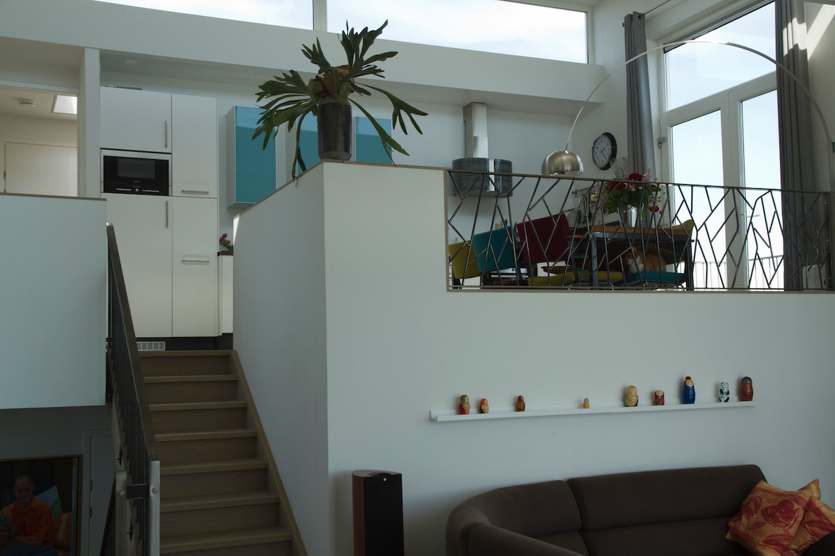 Splitlevel woonkamer