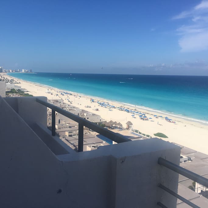 Penthouse balcony view