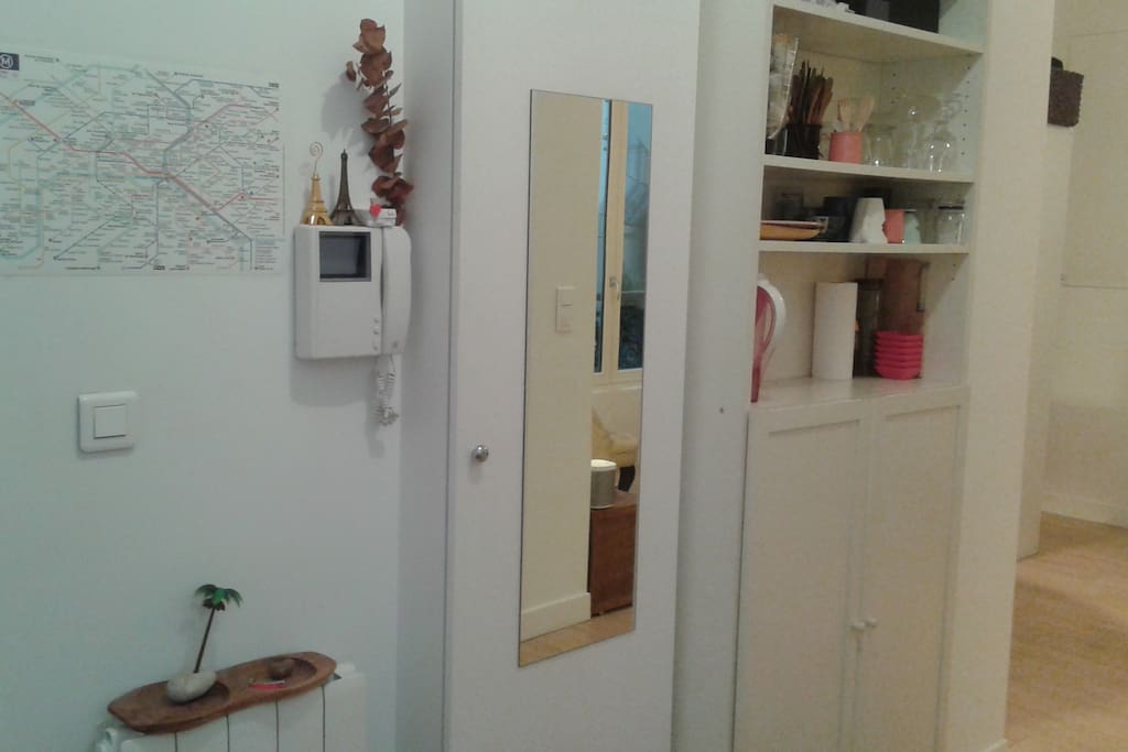 entry and pantry kitchen
