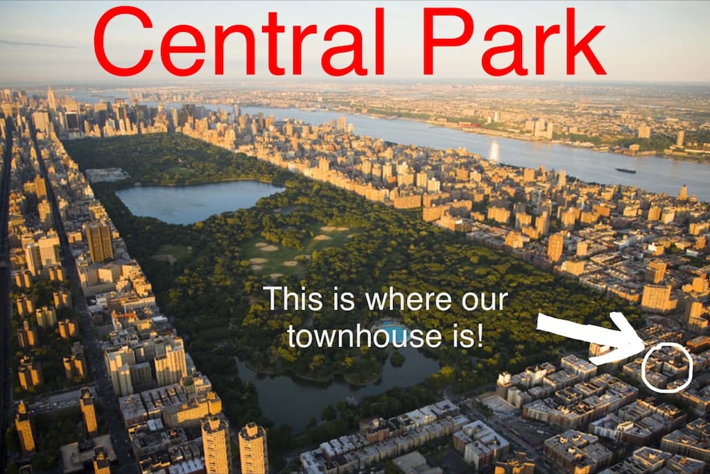 We are literally 2 blocks from the world famous Central Park as you can see in the picture!