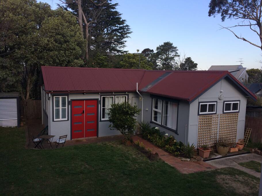 The self-contained Studio at the rear of the property