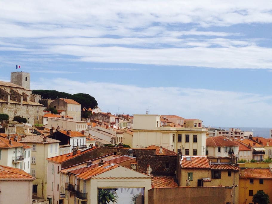 La vue depuis la terrasse