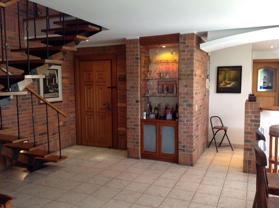 High end bolted security door & bar
