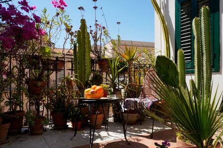 Historic centre, with cosy terraces
