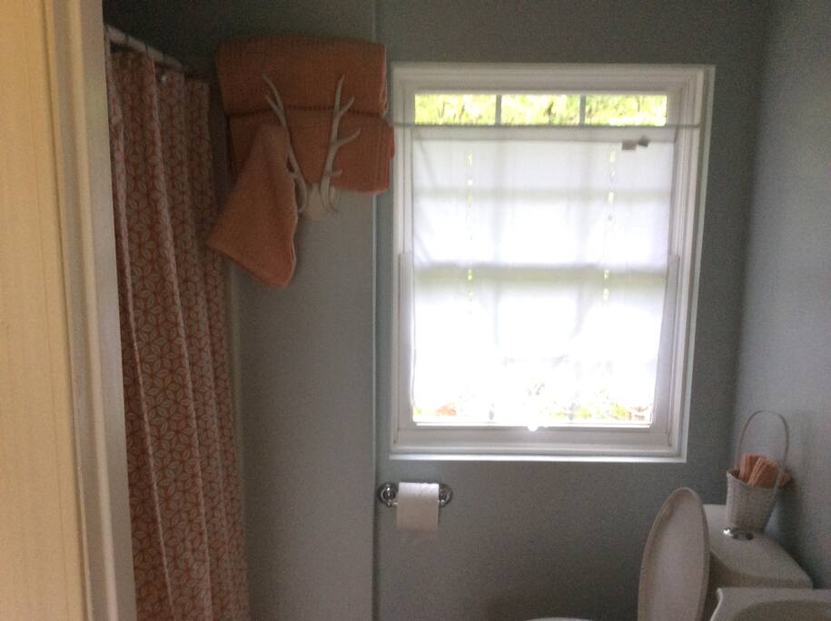 A big 4' shower is handy after a day exploring Alaska
